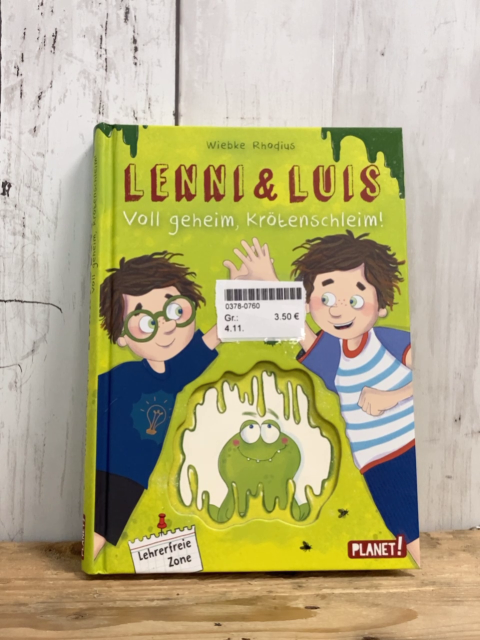   Buch Lenni & Luis Voll geheim, Krötenschleim