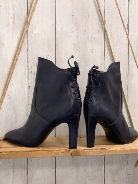 Tamaris  Stiefeletten Gr. 40  dunkelblau hoher Absatz fast neu 