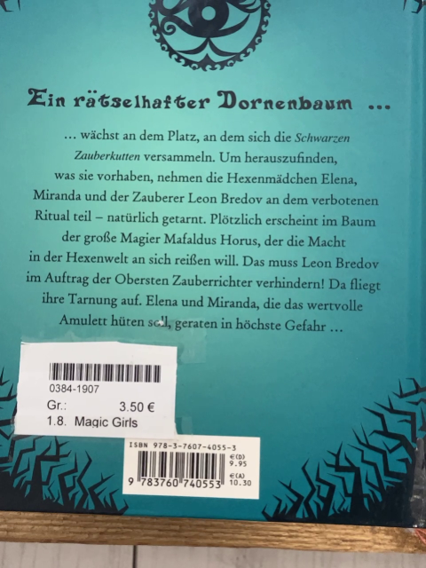 Magic Girls  Buch Das Rätsel des Dornenbaum 