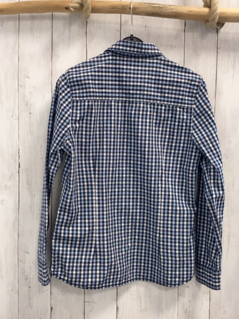 review Hemd  Gr. 152  schwarz hellblau weiß kariert 