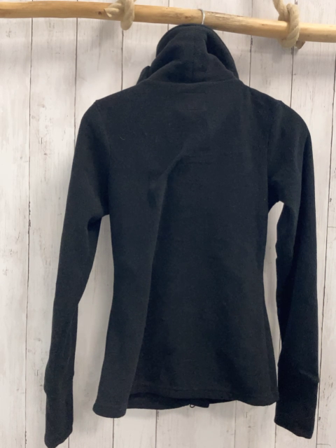 Steeds  Fleecejacke  Gr. 164  schwarz großer Kragen 