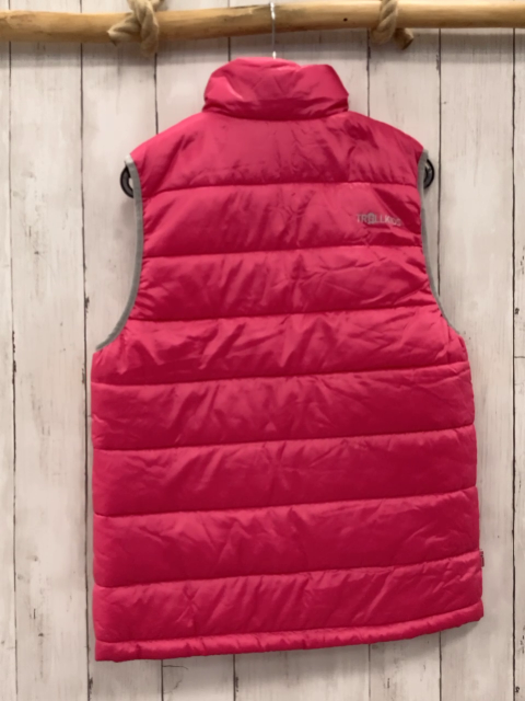 Trollkids  Weste  Gr. 164  pink grauer Bund + Reißverschluss 