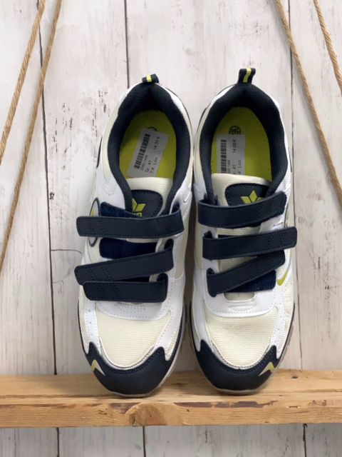 Lico  Schuhe  Gr. 41  weiß dunkelgrau hellgrün 