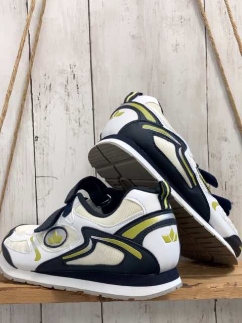 Lico  Schuhe  Gr. 41  weiß dunkelgrau hellgrün 