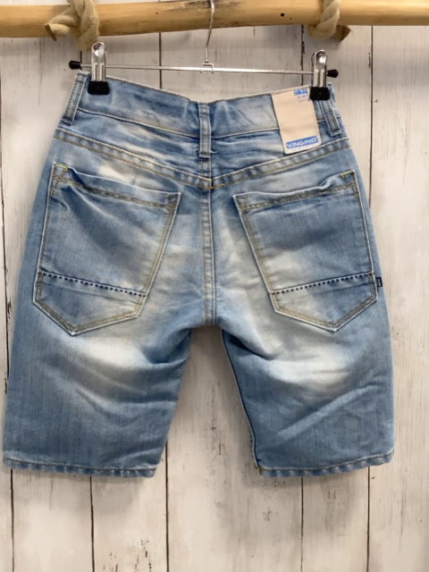 Vingino Shorts  Gr. 140  blau Jeans Bund verstellbar 