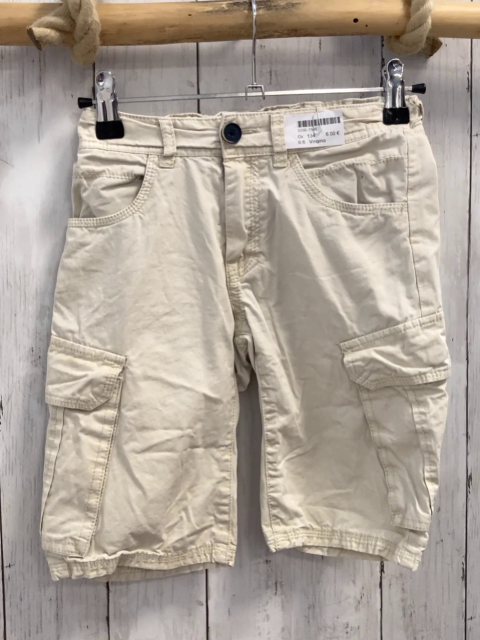 Vingino Shorts  Gr. 134  beige aufgesetzte Taschen Bund verstellbar 
