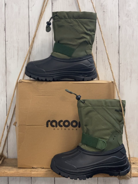 racoon neu Winterboots Gr. 35  oliv schwarz
