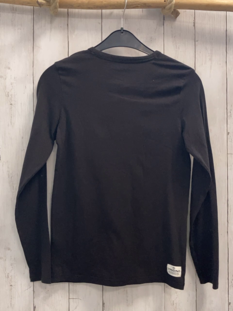 Vingino Langarmshirt Gr. 152  schwarz weiße Schrift