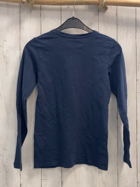 Vingino Langarmshirt Gr. 152  blau grüne Schrift