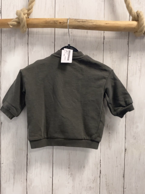 H&M  Pullover  Gr. 68  grau weiße Schrift + weißer Bär 