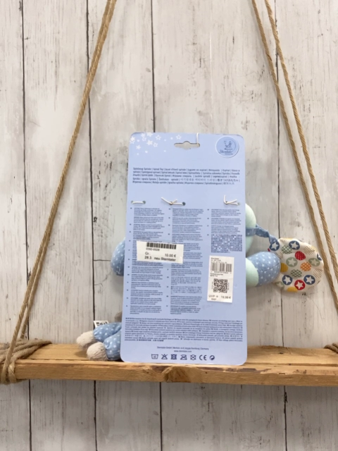 neu Sterntaler  Plüschspielzeug  mint hellblauer bunter Spirale für Maxi Cosi mit Esel NP 19,99 € 