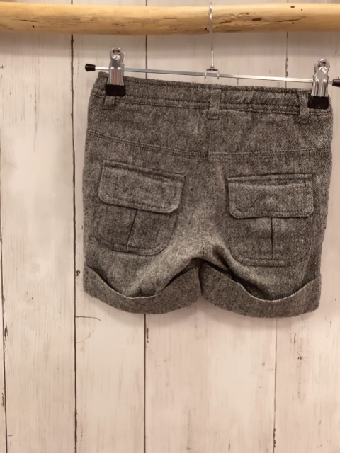 Dodipetto  Shorts  Gr. 98  grau hellgrau silber meliert schwarze Knöpfe 
