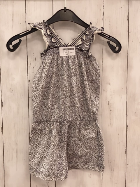 GAP Playsuit  Gr. 104  blau weiße Blumen Rüschenträger 