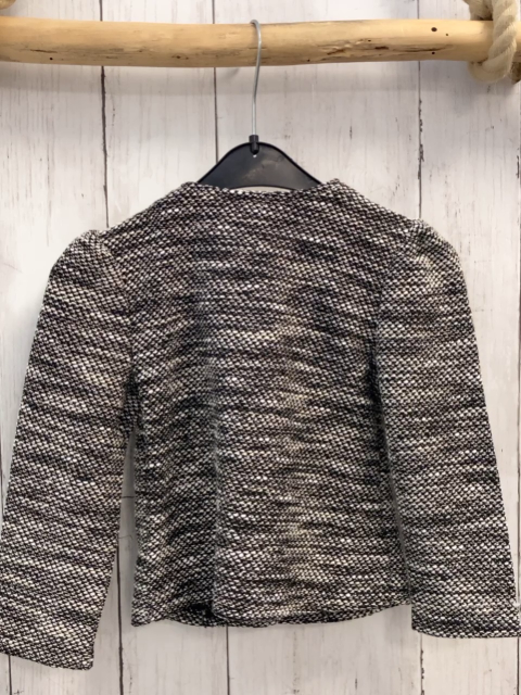 neu  Strickjacke  Gr. 92  schwarz hellgrau silber gemustert 