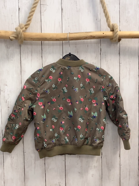H&M  Jacke  Gr. 104  kiwi bunte Blumen 