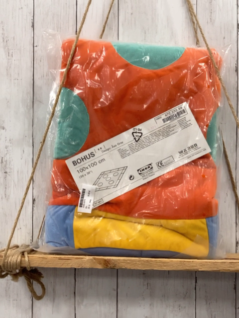 neu Spieldecke orange gelb blau grün