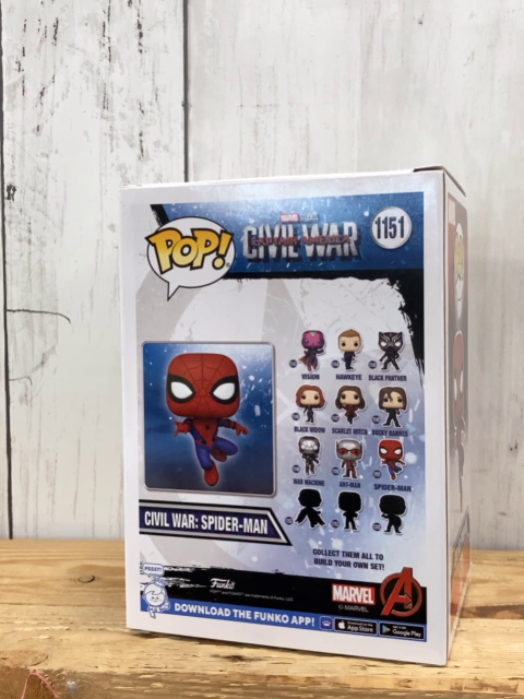 Pop! Plastikspielzeug  Gr. 1151  Marvel Studios Captain America Civil War: Spider-Man