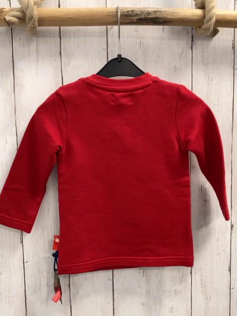 neu Sigkid  Pullover  Gr. 86  rot Maus mit Fallschirm NP25,95 € 