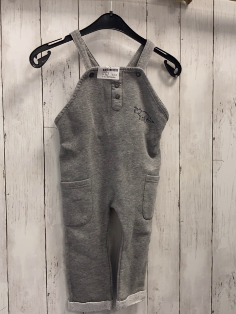 Vertbaudet  Latzhose  Gr. 86  grau 