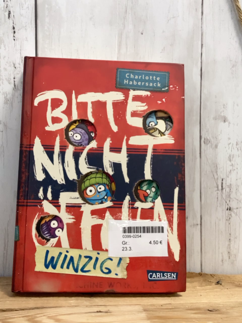  Buch Bitte nicht öffnen - winzig