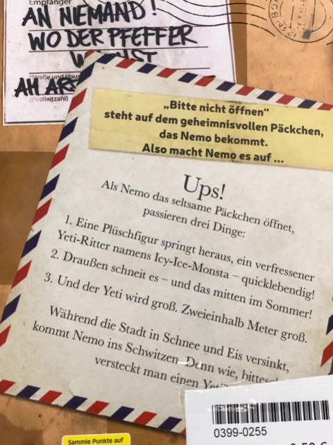  Buch Bitte nicht öffnen - bissig