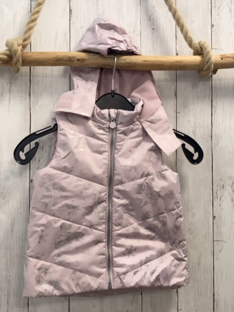 Disney  Weste  Gr. 110  rosa silber Druck Frozen Kapuze 