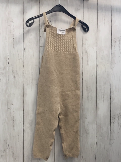 Noppies  Latzhose  Gr. 92  sand Strick Zöpfe 