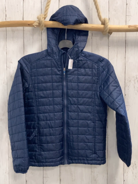 Lands´ End  Jacke  Gr. 146/152  blau gestppt Kapuze 