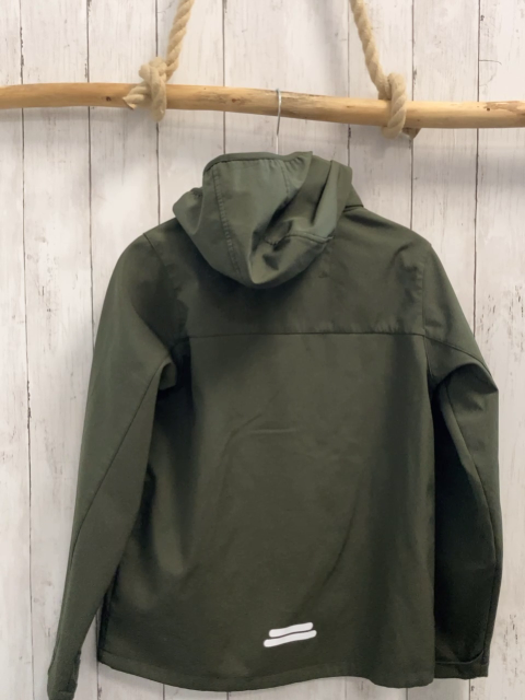   Softshelljacke Gr. 158/164  olvi silber Bund Kapuze 