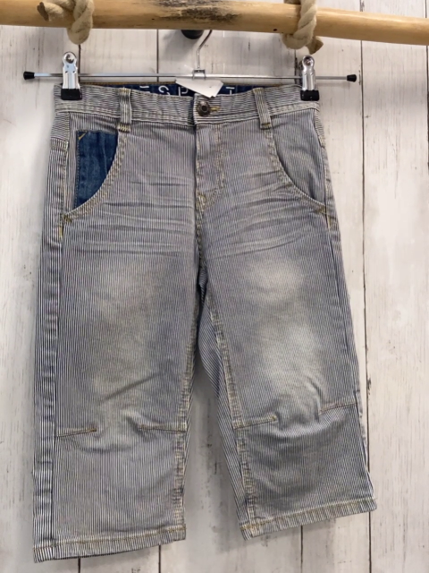 Esprit  Shorts  Gr. 128  blau hellgraue Streifen Bund verstellbar  