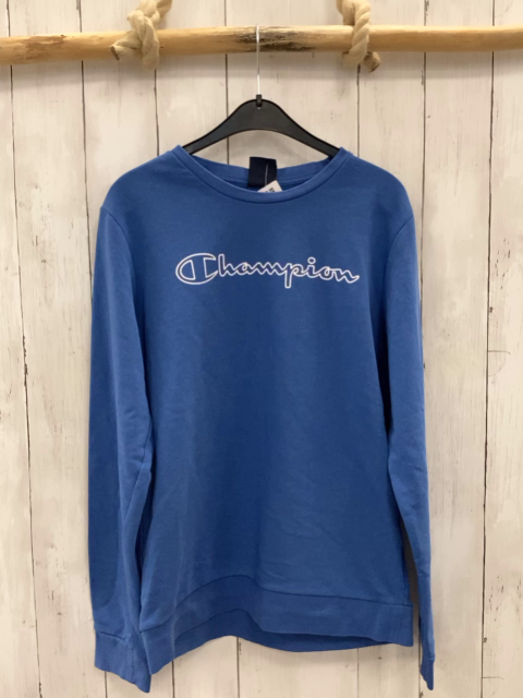Champion Pullover Gr. 164  blau weiße Schrift