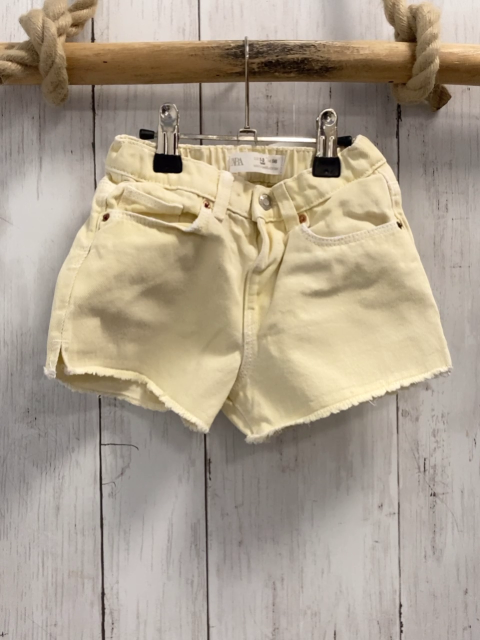Zara  Shorts Gr. 98  gelb Bund verstellbar 