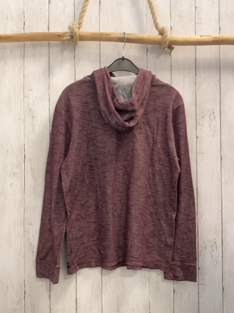 Tom Tailor  Pullover  Gr. 164/170  weinrot grau meliert Kapuze 