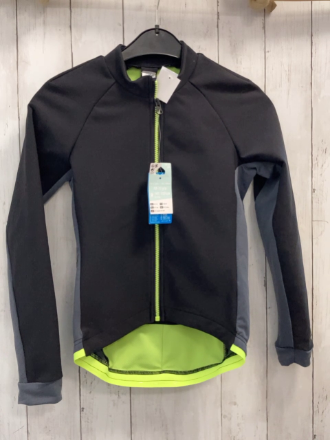 Decathlon neu Softshelljacke Gr. 140  schwarz grau gelb