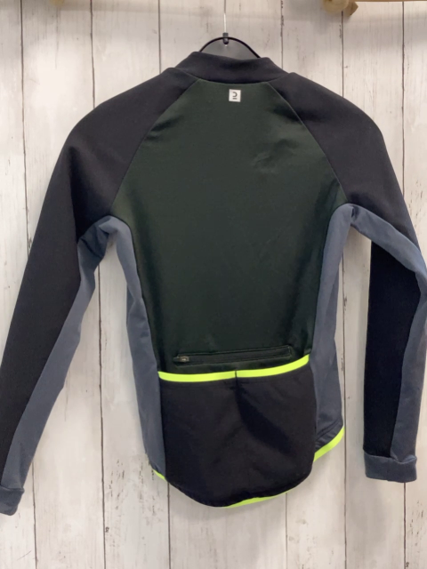 Decathlon neu Softshelljacke Gr. 140  schwarz grau gelb