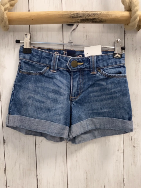 GAP  Shorts  Gr. 110  blau Jeans Umschlag Bund verstellbar 