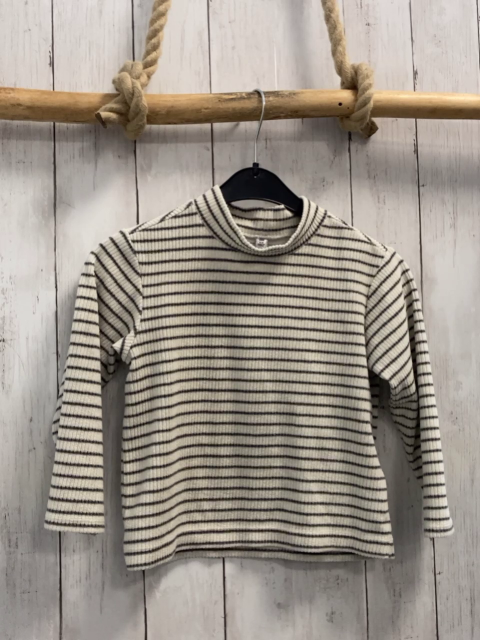 uniqlo Pullover Gr. 98  weiß graue Streifen