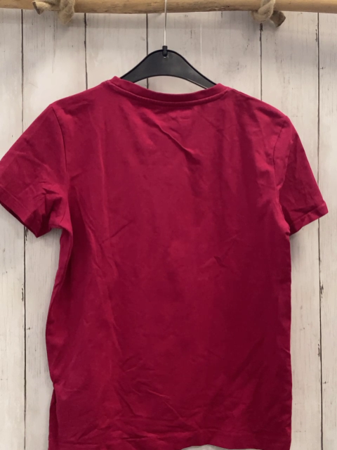 Engelbert Strauß  T-Shirt  Gr. 134/140  rot weißer Strauß weiße Schrift 