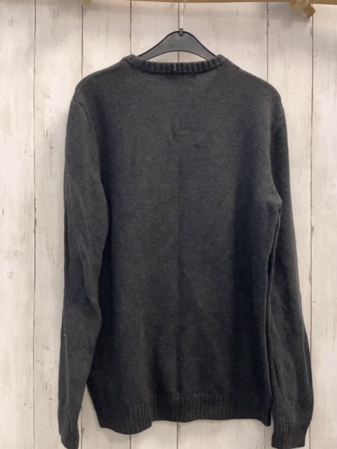 H&M  Pullover  Gr. 158/164  grau Strick Rippen 