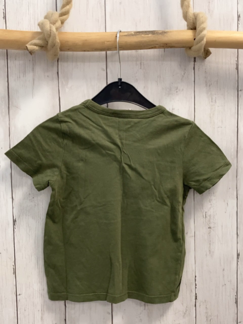 H&M  T-Shirt  Gr. 92  oliv schwarze Dinos 