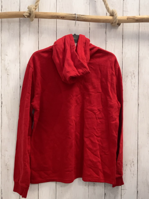 H&M  Pullover  Gr. 170  rot Kapuze Tannenbaum weiße Schrift 