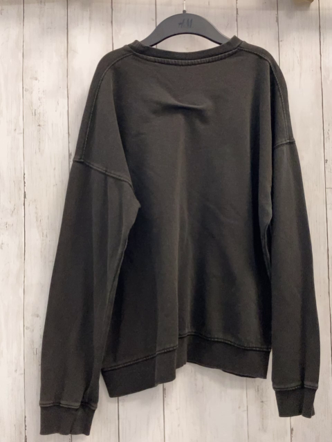 H&M  Pullover  Gr. 170  grau Schrift rot orange Schrift Stranger Things 