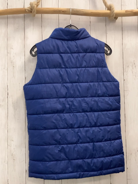   Weste  Gr. 170/176  blau hellblauer Reißverschluss 