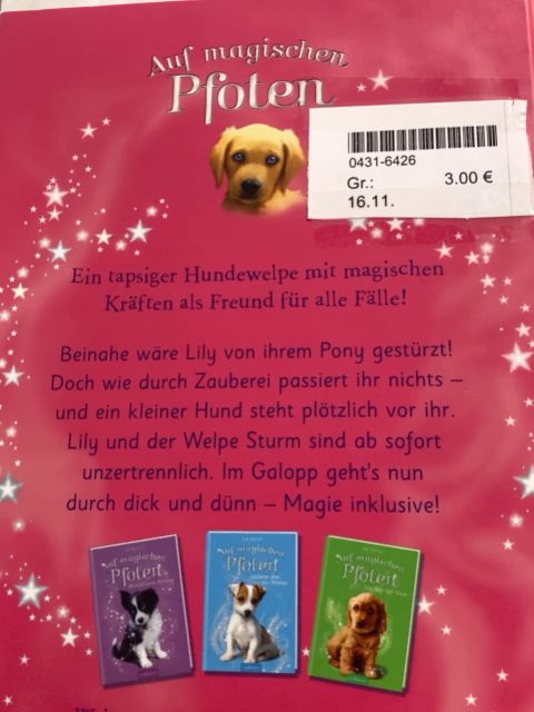  Buch Auf magischen Pfoten