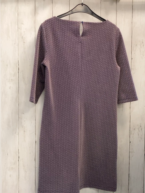 Esprit  Kleid  Gr. S blau altrosa Zackenstreifenmuster 