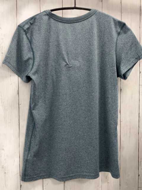 Nike  Sportshirt Gr. 164/170  petrol grau meliert mint Schrift 