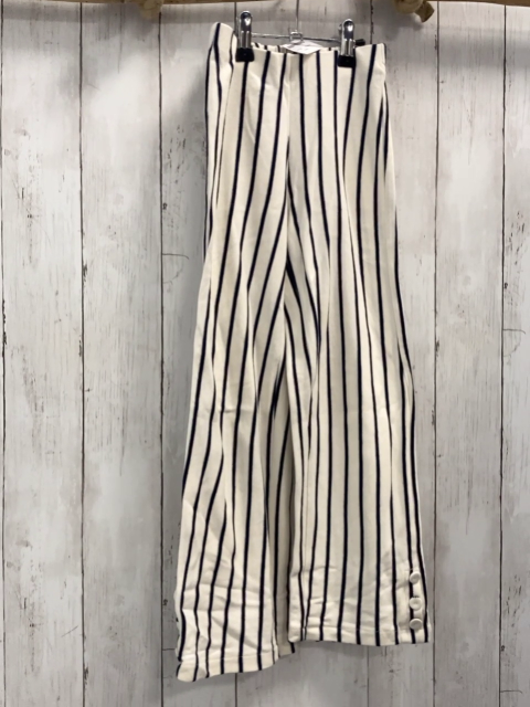 Zara  Jeggings  Gr. 128  weiß schwarze Streifen 