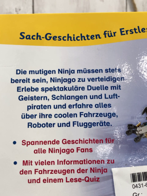 Superleser  Buch Ninjago: Coole Ninja- Abenteuer 