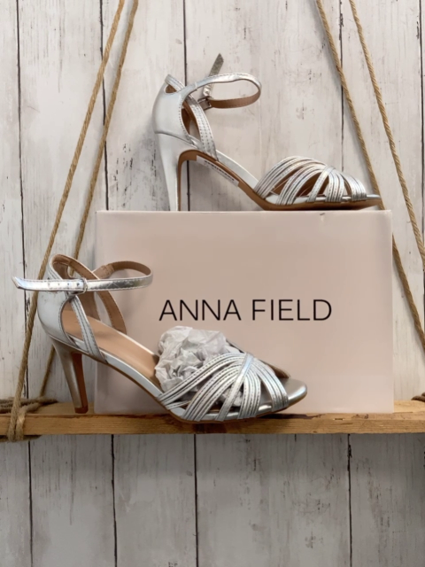 Anna Field  Sandaletten  Gr. 39  silber 