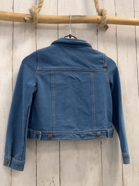 Isaac Mizrahi  Jeansjacke  Gr. 128  blau orange Nähte 